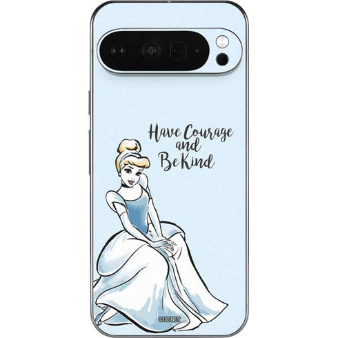 Disney Princess Cinderella Have Courage and Be Kind Art Pixel 9 Pro XL Skin